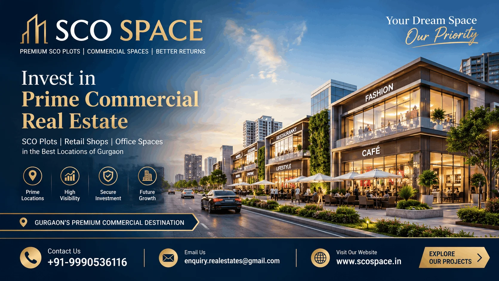SCO Plots in Gurgaon Practical Guide for Business Owners