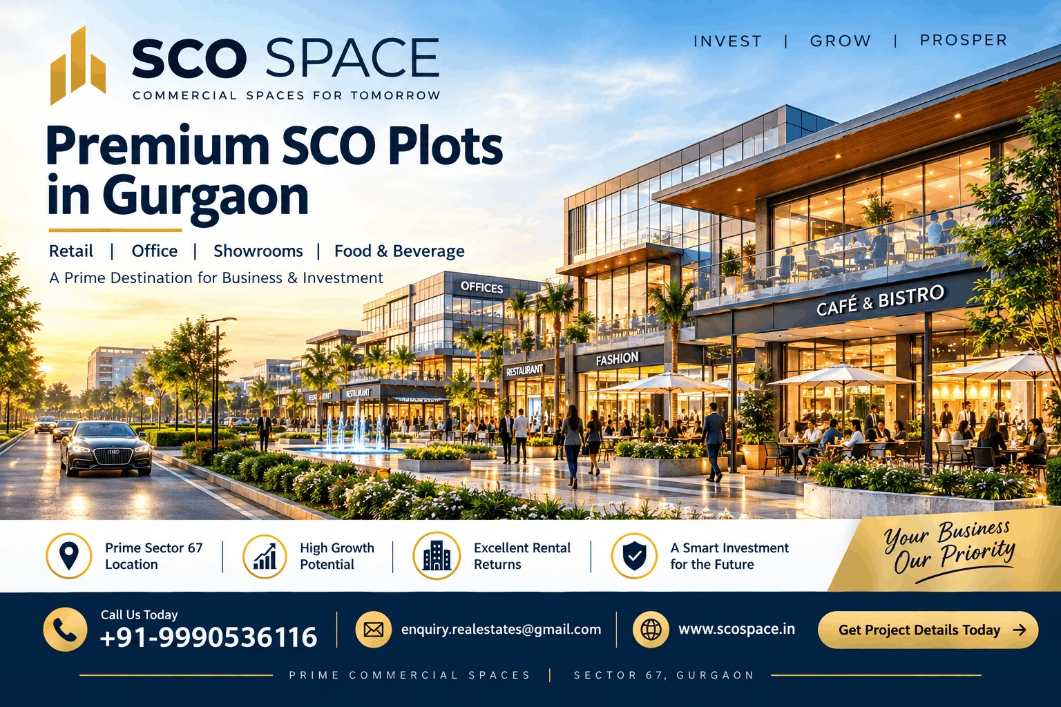SCO Plots in Gurgaon Price Factors, Sizes And Locations