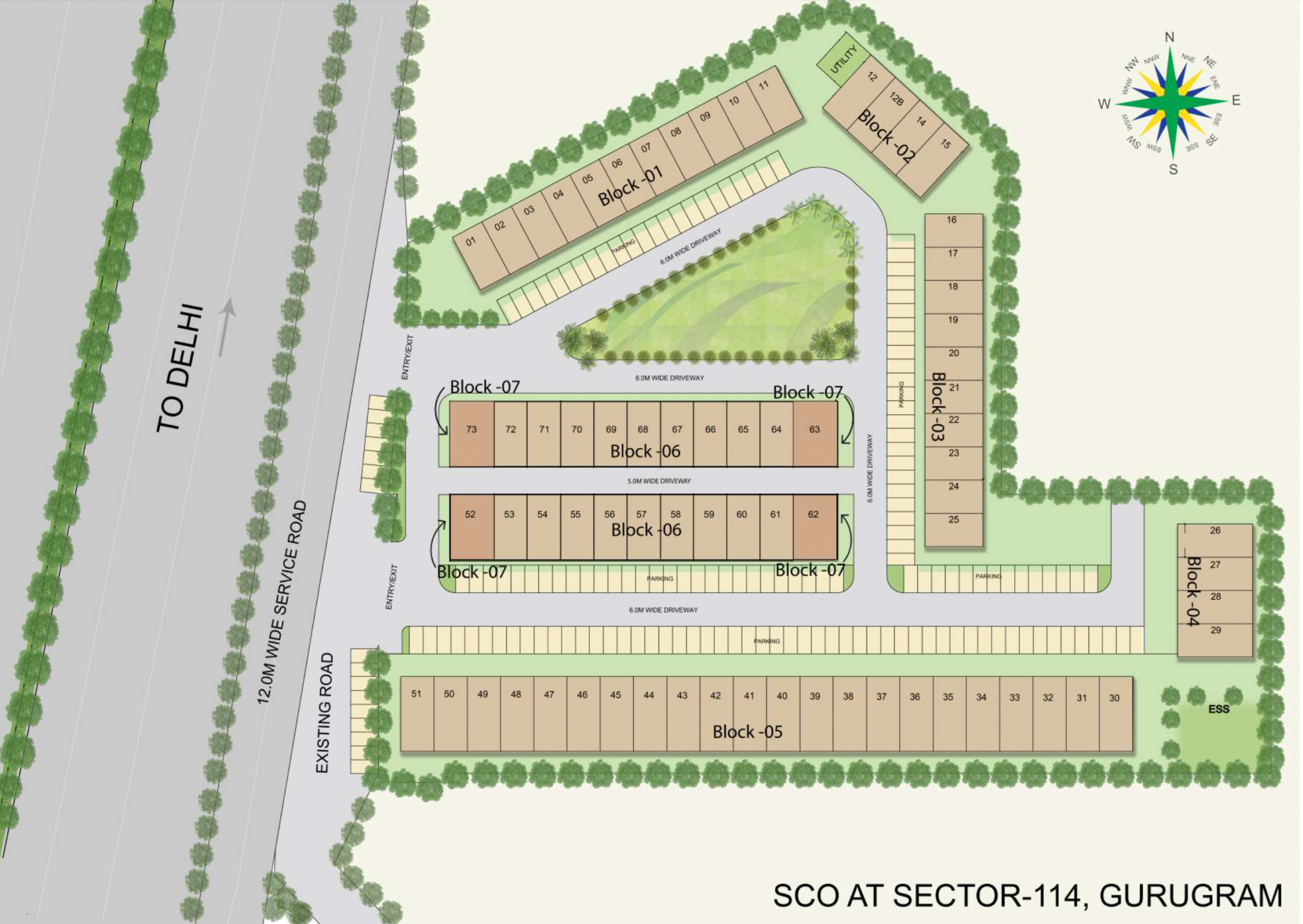 M3M SCO Market Sector 114  Dwarka Expressway, Gurgaon Master Plan