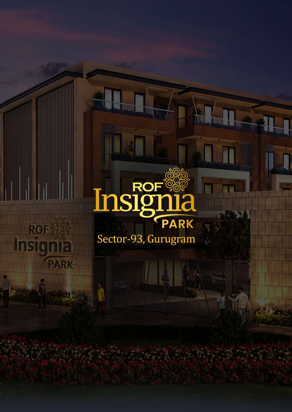 ROF Insignia Park Sector 93 Dwarka Expressway, Gurgaon — SCO plots in Gurgaon