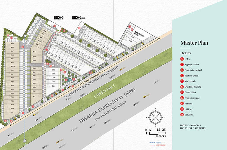 Emaar Business District Sector 99 Dwarka Expressway,Gurgaon Master Plan