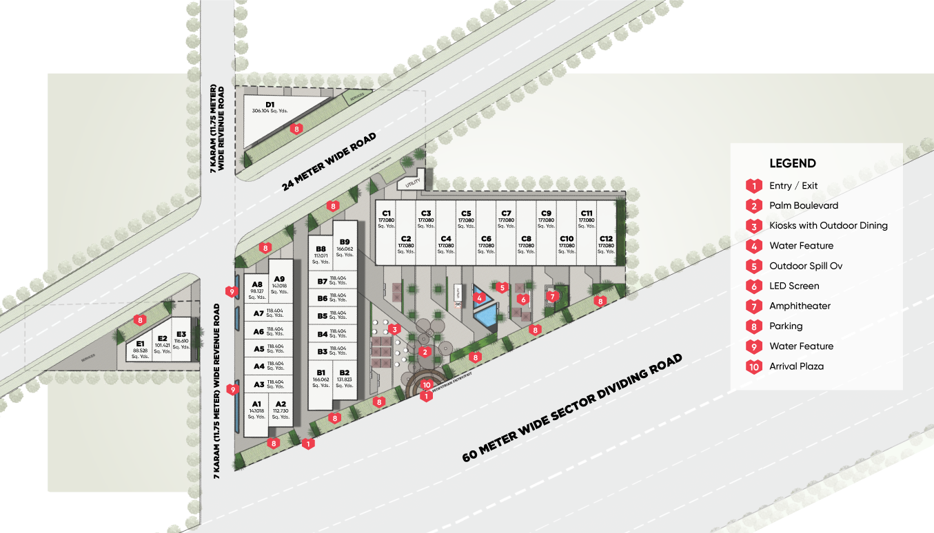 GLS Courtyard Sector 95 Dwarka Expressway, Gurgaon Master Plan