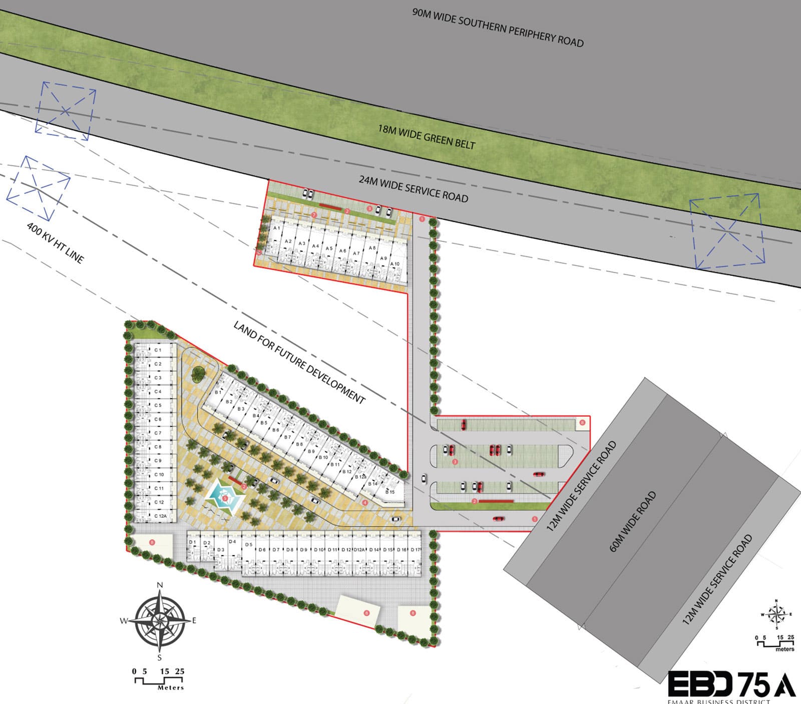 Emaar Business District Sector 75A Master Plan