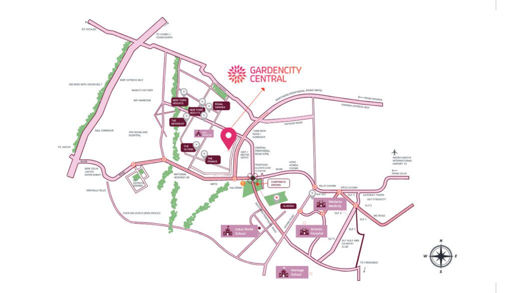DLF SCO Plots Location Map