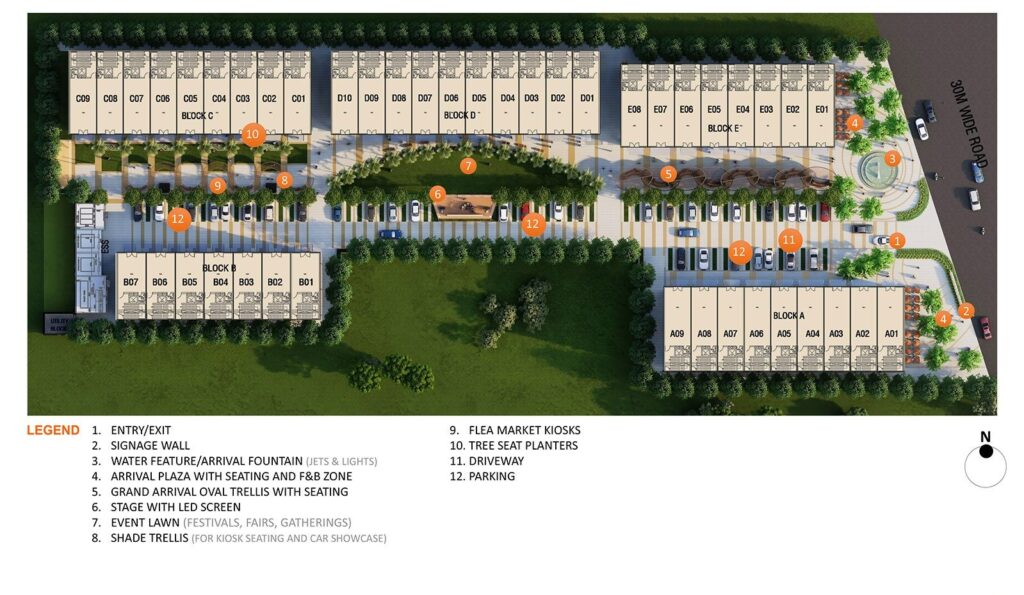 paras arcade 114 master plan