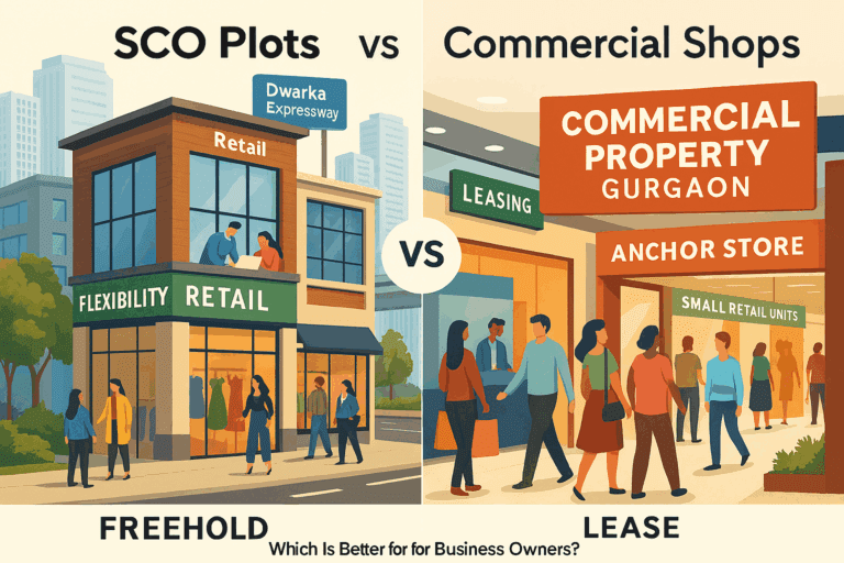 SCO Plots vs Commercial Shops – Which Is Better for Business Owners?