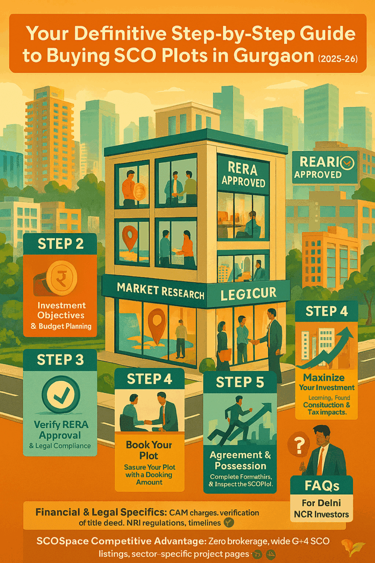 Your Definitive Step-by-Step Guide to Buying SCO Plots in Gurgaon (2025-26)